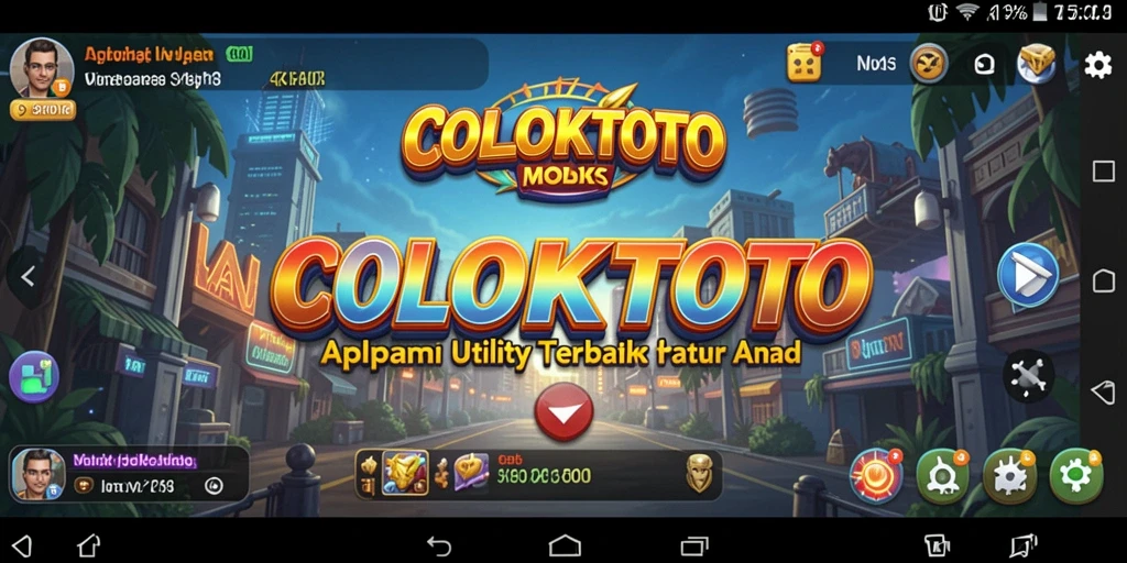 Screenshot utama COLOKTOTO menampilkan berbagai fitur yang membantu kehidupan sehari-hari.