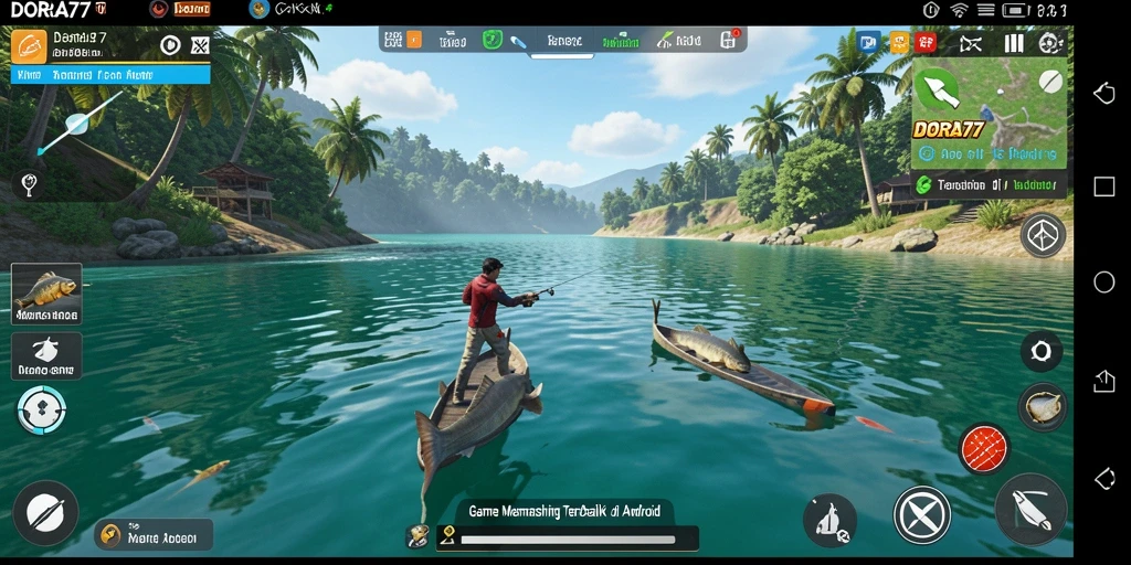 Gameplay memancing yang menegangkan dan seru di DORA77.