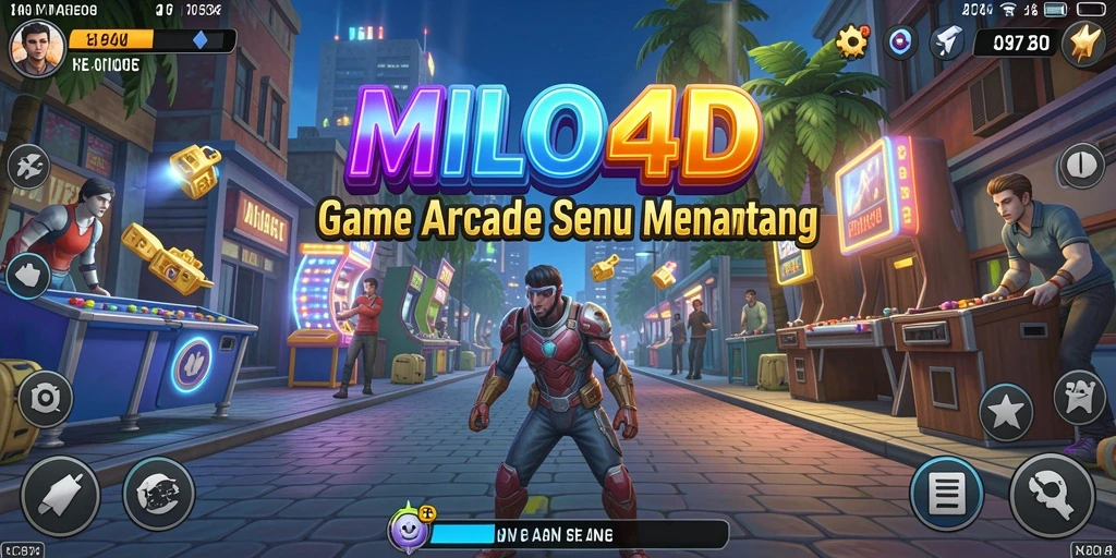 Tampilan menarik dari gameplay seru game Arcade.