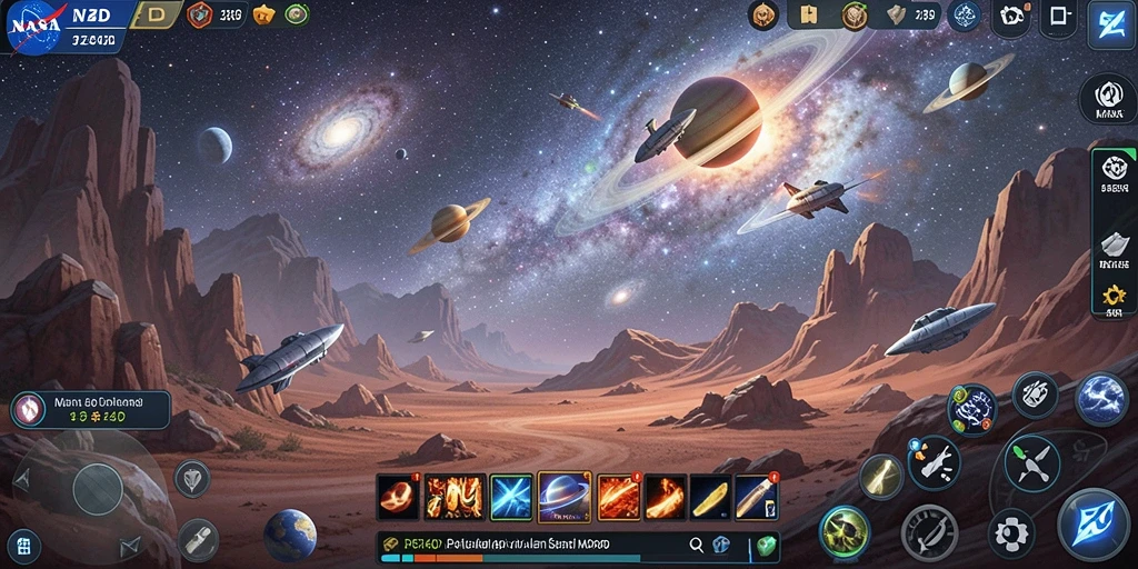 Gameplay seru di NASA4D dengan aksi luar angkasa yang mendebarkan.