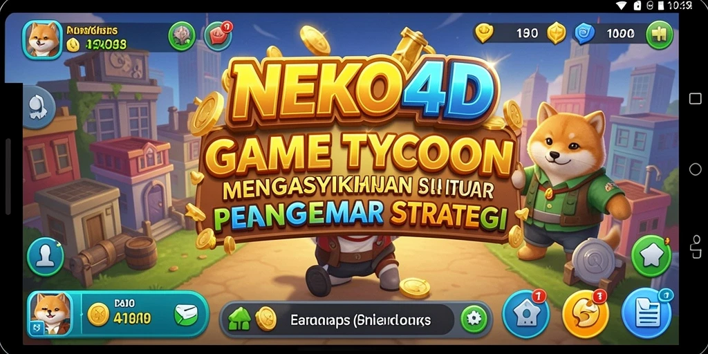 Tampilan gameplay NEKO4D yang menarik dan penuh strategi Tycoon.
