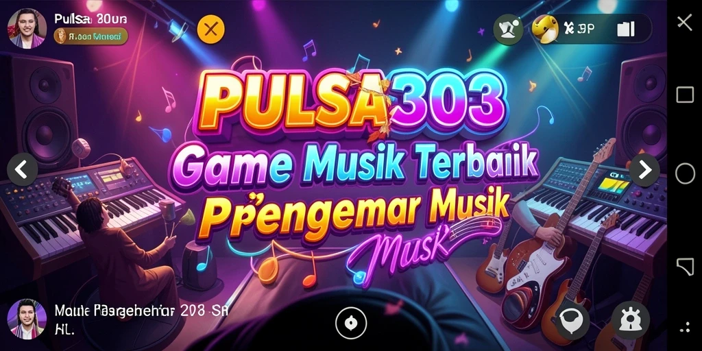 Screenshot utama PULSA303 menampilkan gameplay menarik dan interaksi musik.